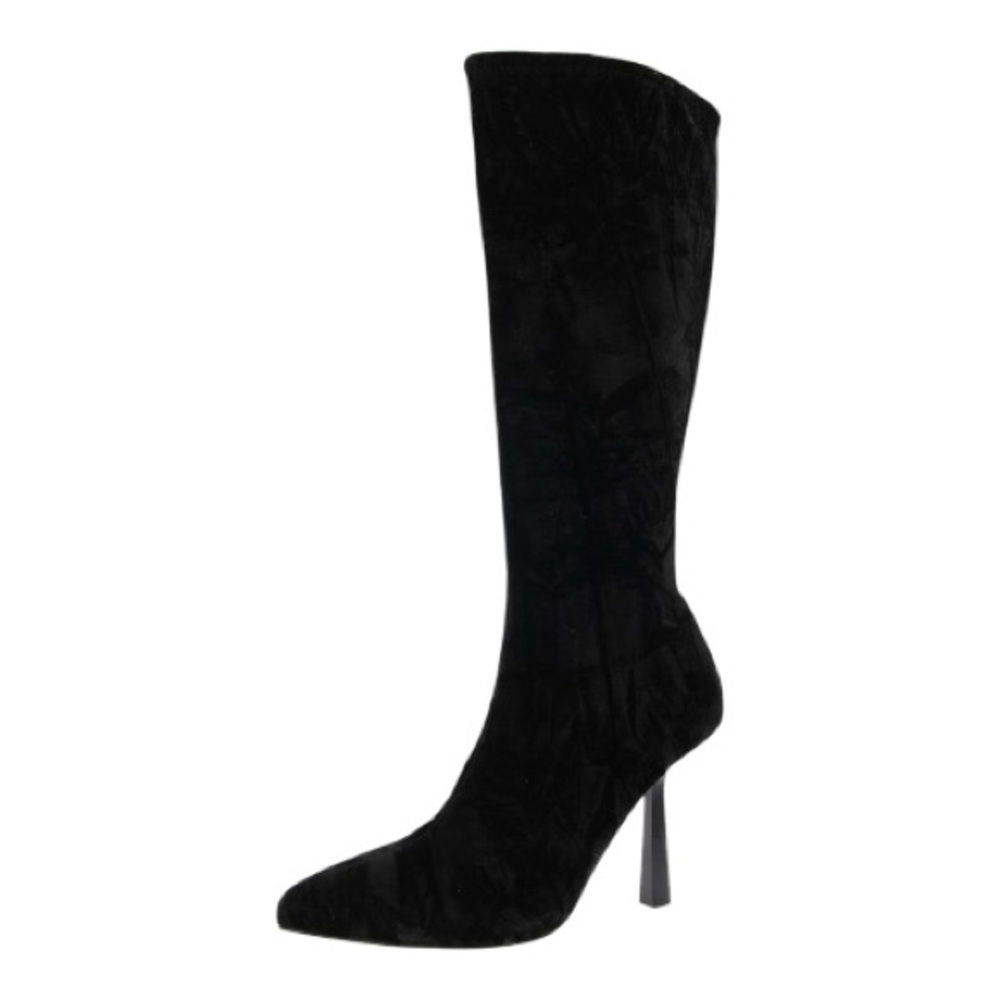 BCBGeneration Women's ISRA Knee High Boots Size 5M 35 Black Velvet New
